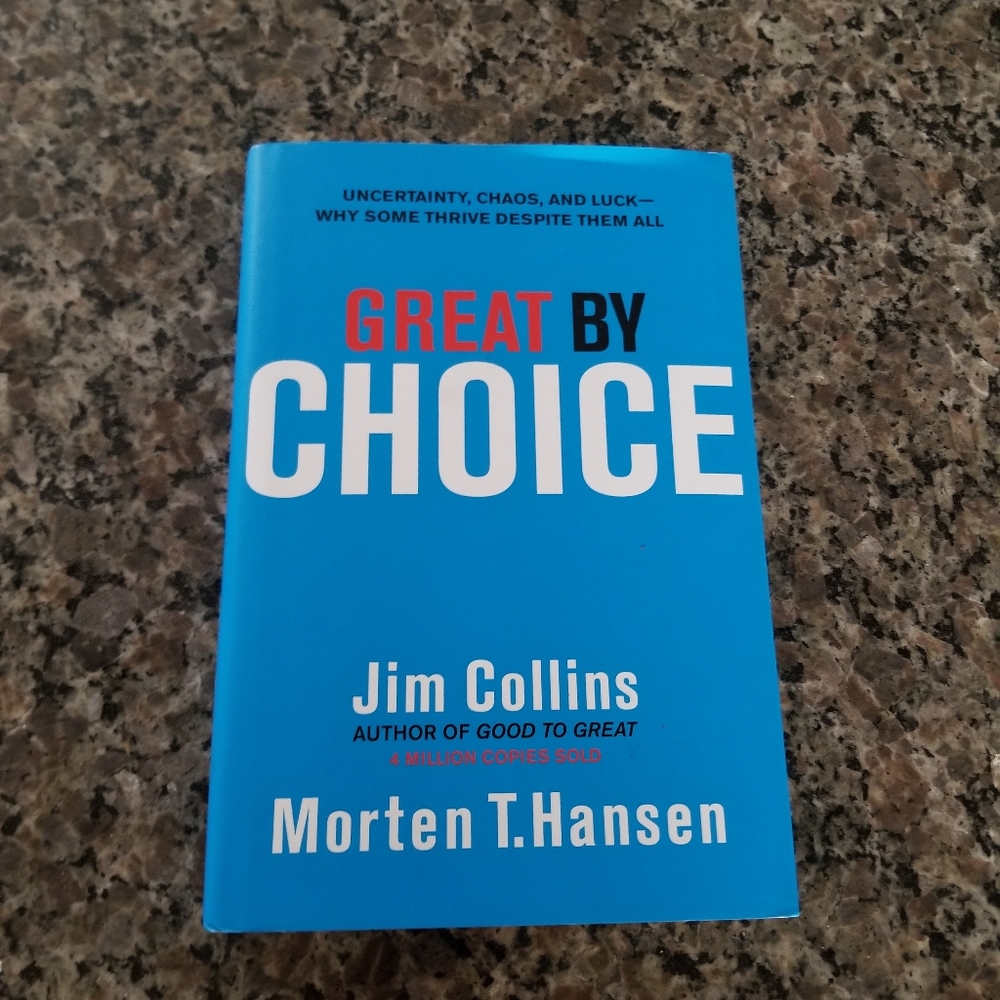 Hardcover Great By Choice by Jim Collins